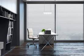 Office blinds that reduce sunlight